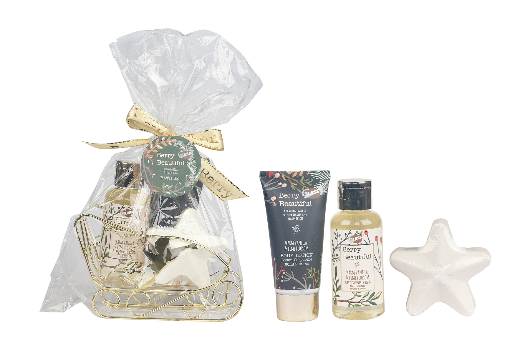 Mini Metal Sled Warm & Cosy