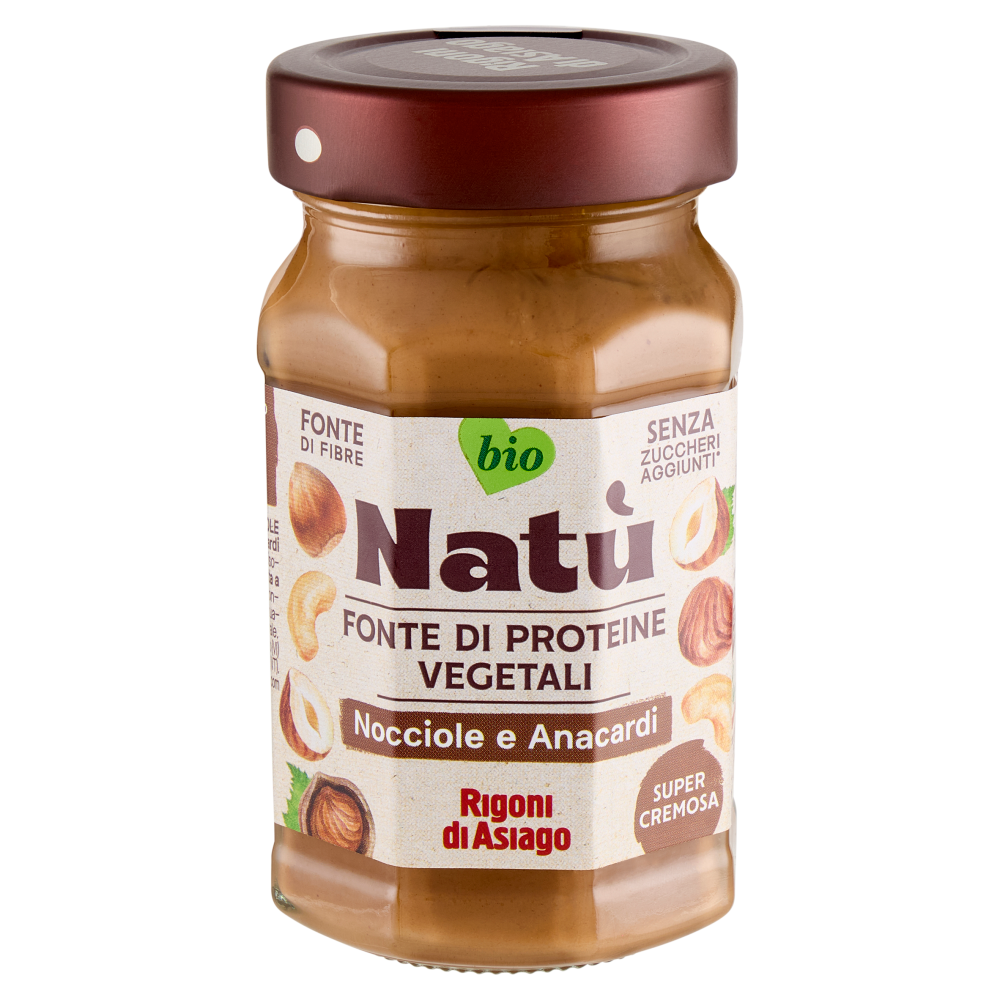 Rigoni di Asiago Nat&ugrave; Nocciole e Anacardi bio 220 g