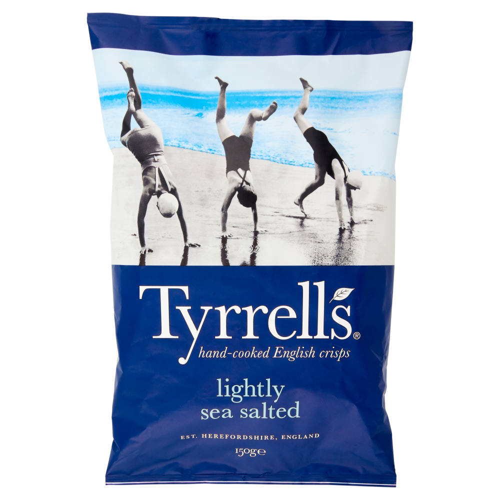 Tyrrells lightly sea salted 150 g