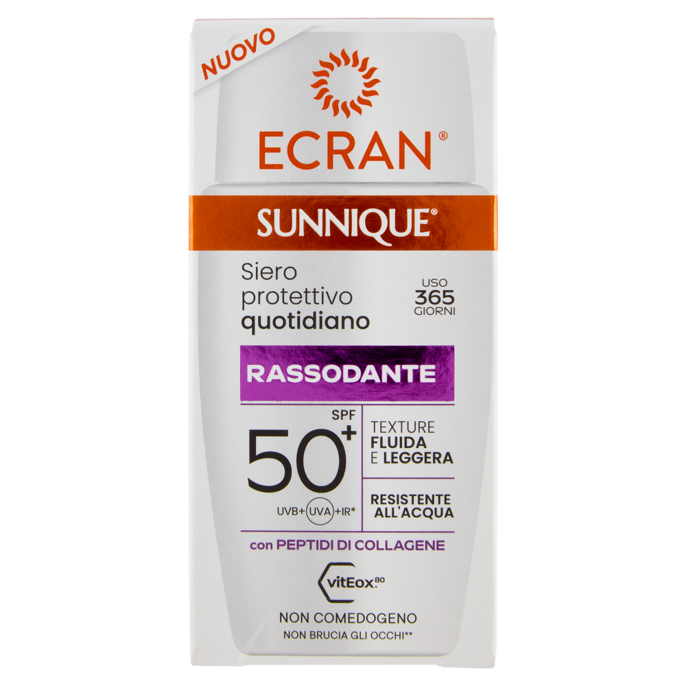 Ecran Sunnique Siero protettivo quotidiano Rassodante SPF 50⁺ 40 ml