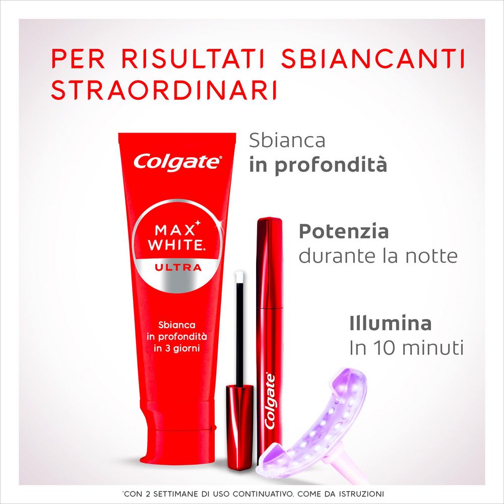 Colgate Max White Overnight siero sbiancante notturno 2,5 ml