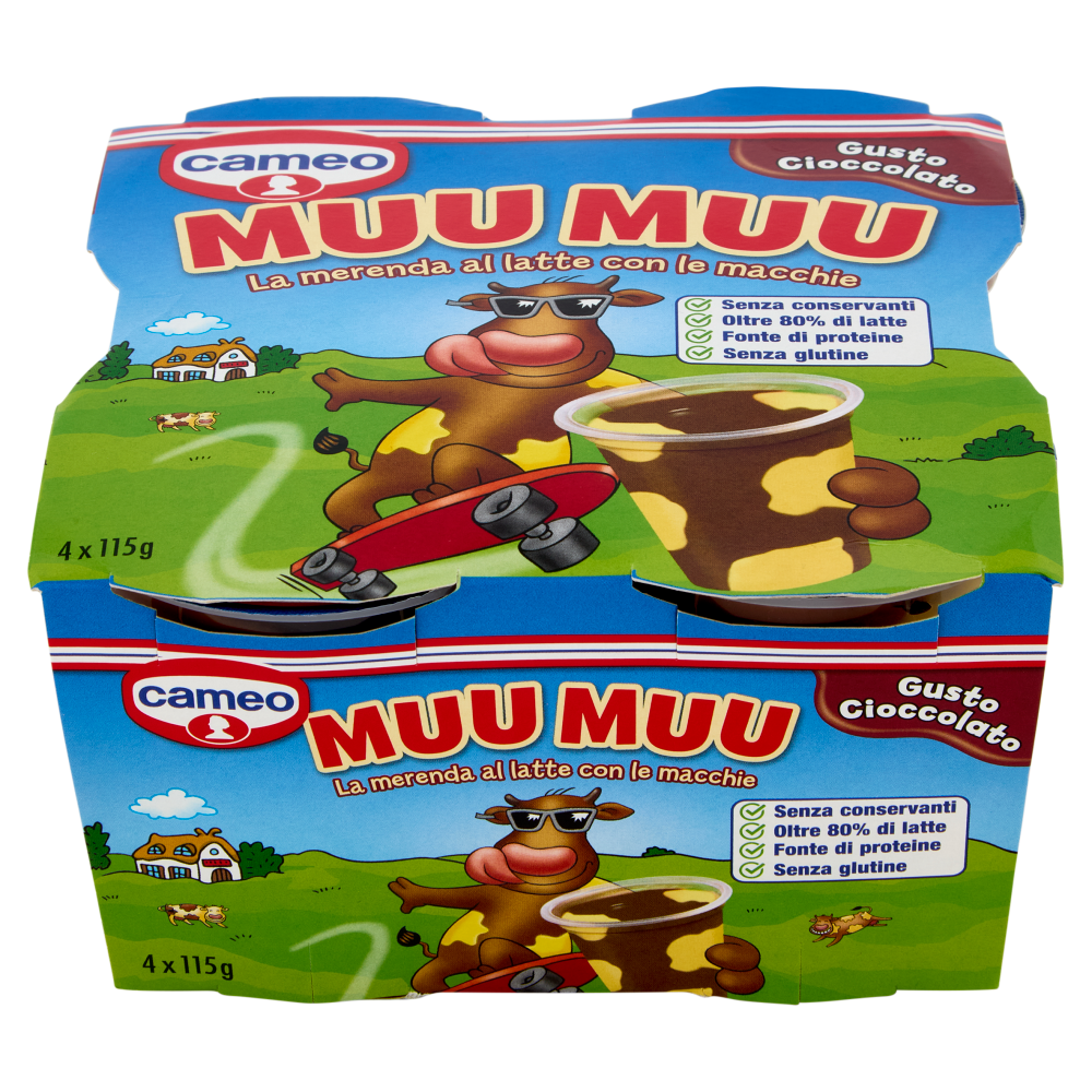 cameo Muu Muu Gusto Cioccolato 4 x 115 g