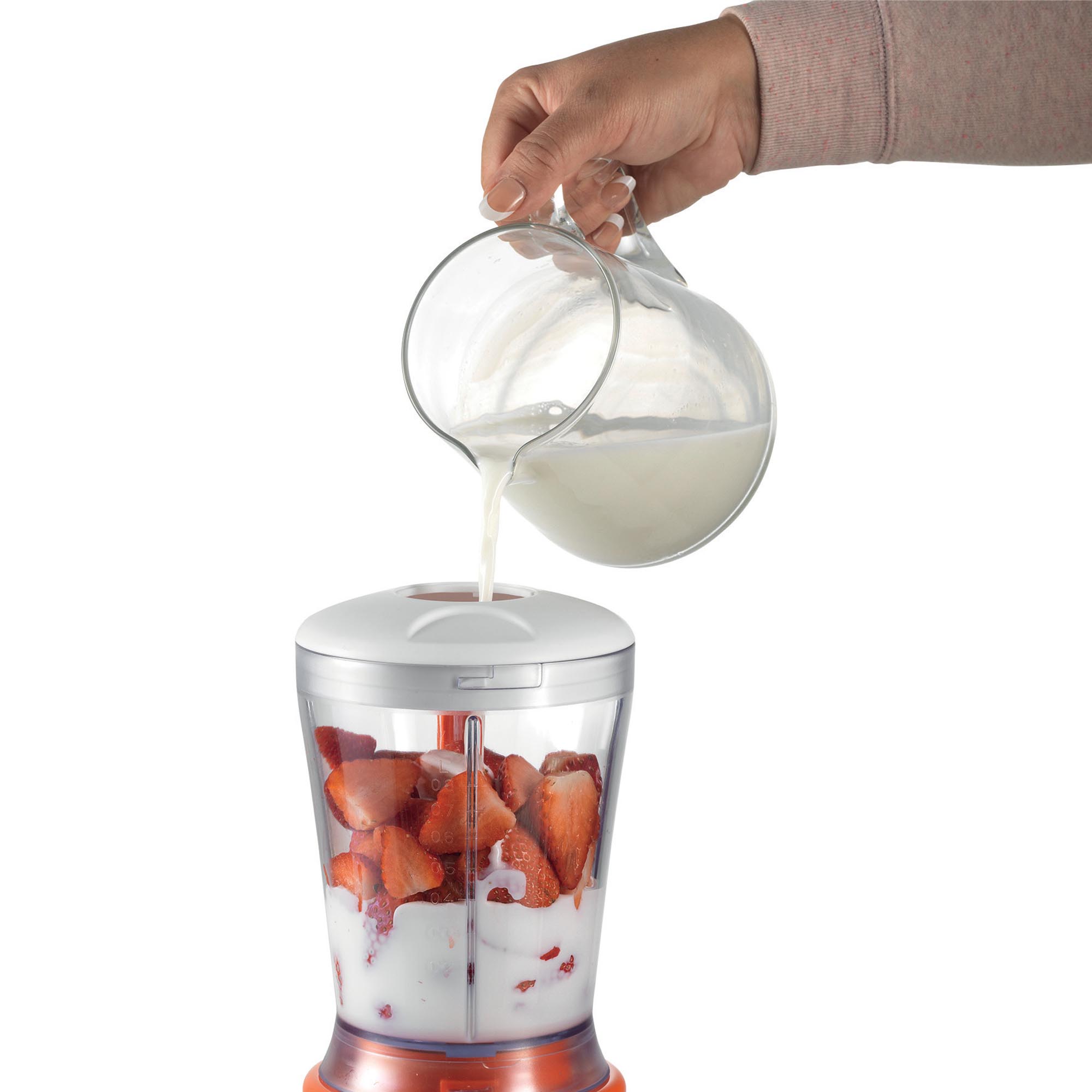 Ariete Blendy 0,8 L Frullatore da tavolo 350 W Arancione, Bianco