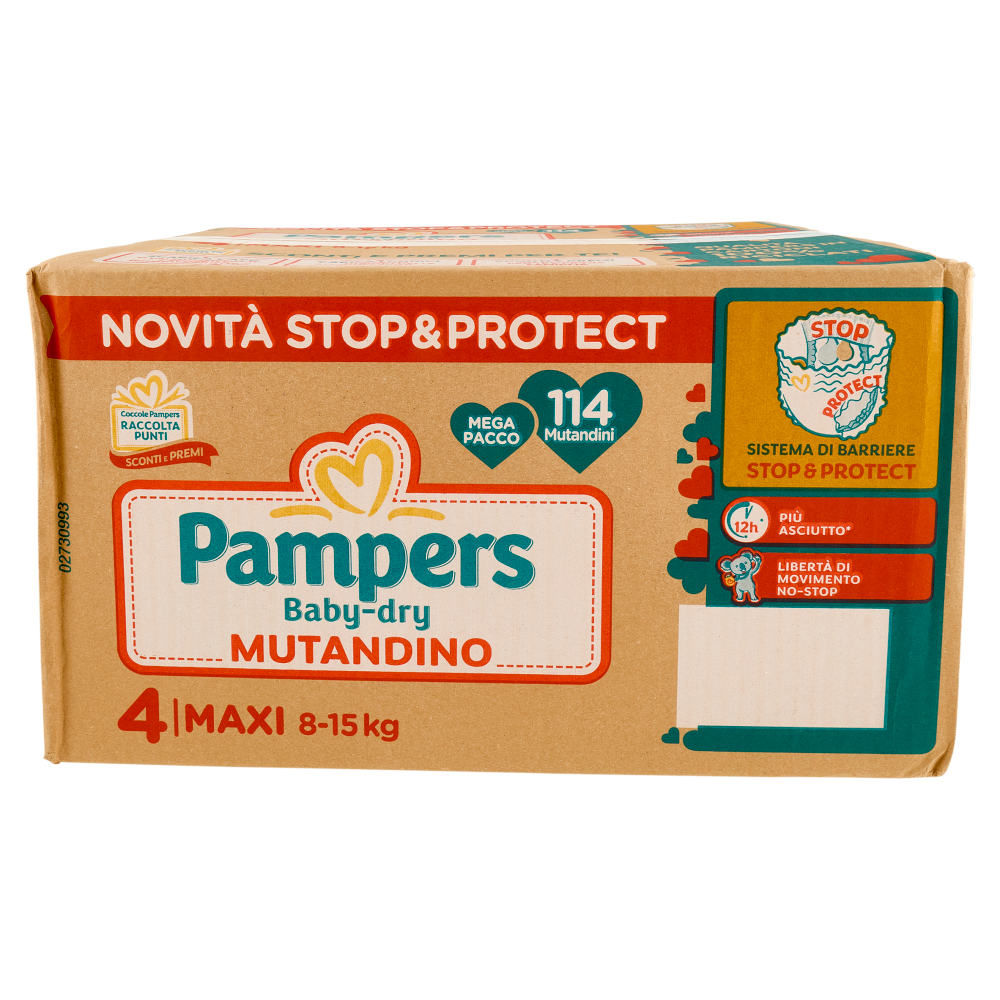 Pannolini Pampers Baby Dry Mutandino - Taglia 5 (12-18kg), 114 Pezzi, Con Offerte Fitprime - Foto 8