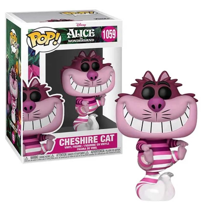 FUNKO POP! e Pop Disney Vinile Figura Stregatto 9 cm Alice Nel Paese Delle Meraviglie