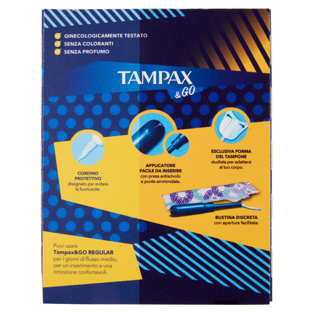 Tampax & Go Regular 18 pz
