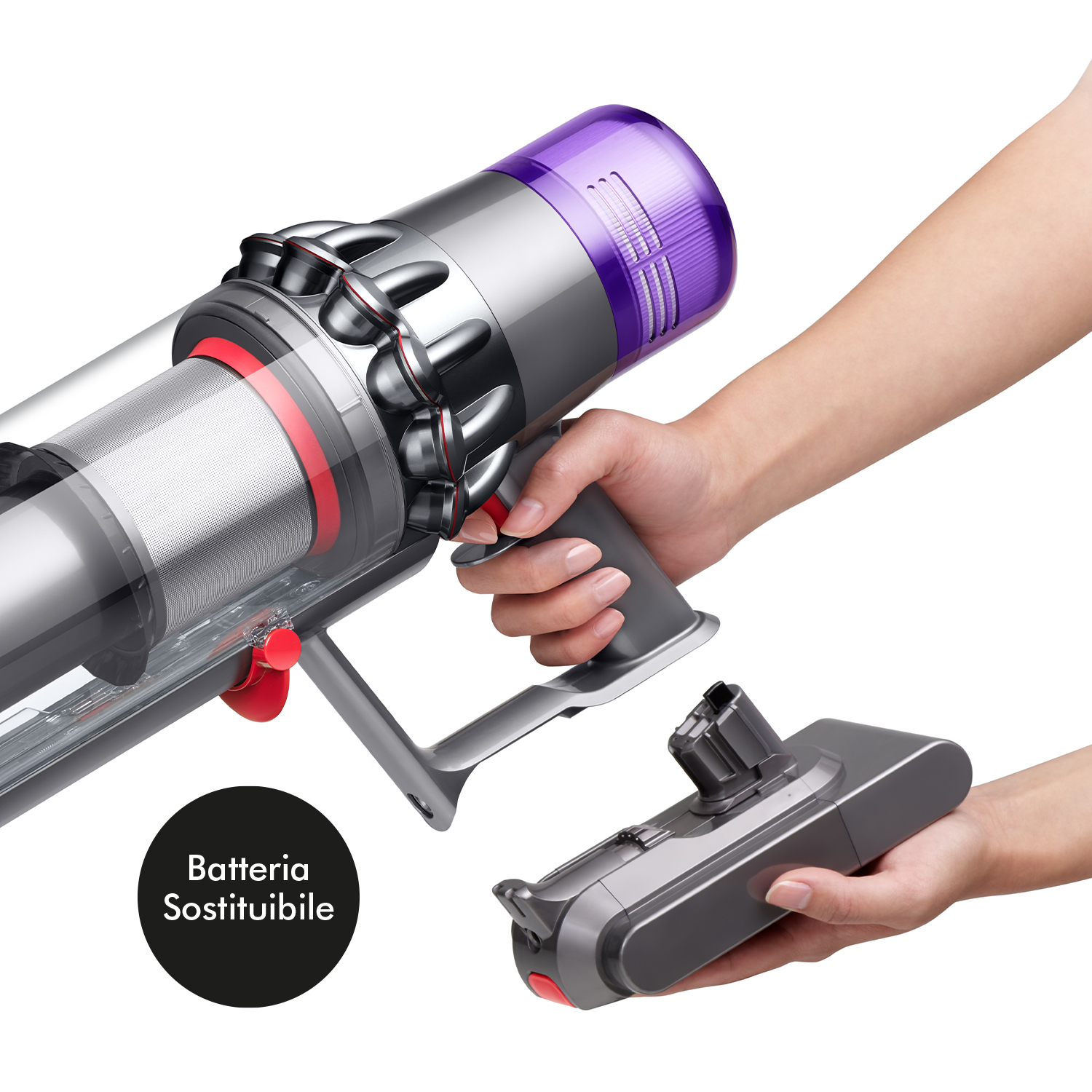 Dyson V11 Absolute Extra Aspirapolvere a bastone 2 in 1 Batteria Secco Senza sacchetto Multicolore