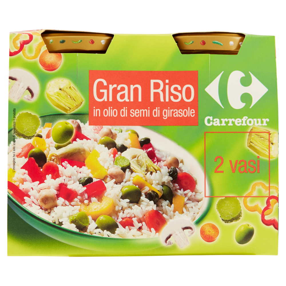 Carrefour Gran Riso in olio di semi di girasole 2 x 340 g