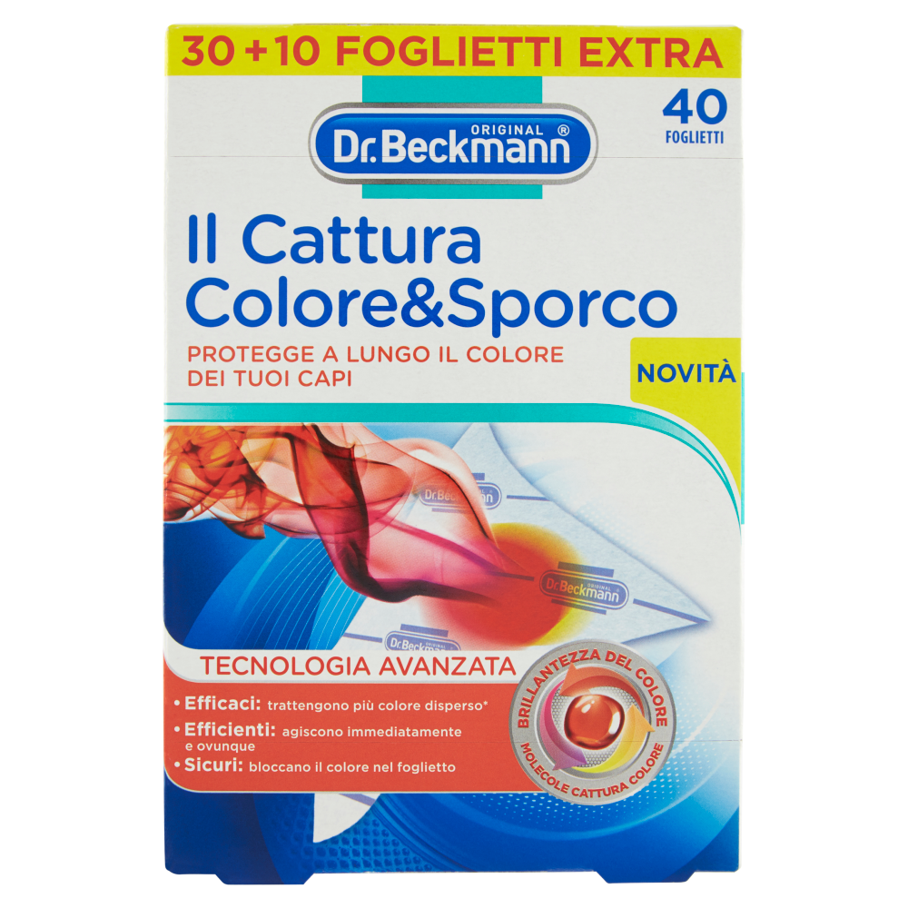 Dr. Beckmann il Cattura Colore&Sporco 40 pz