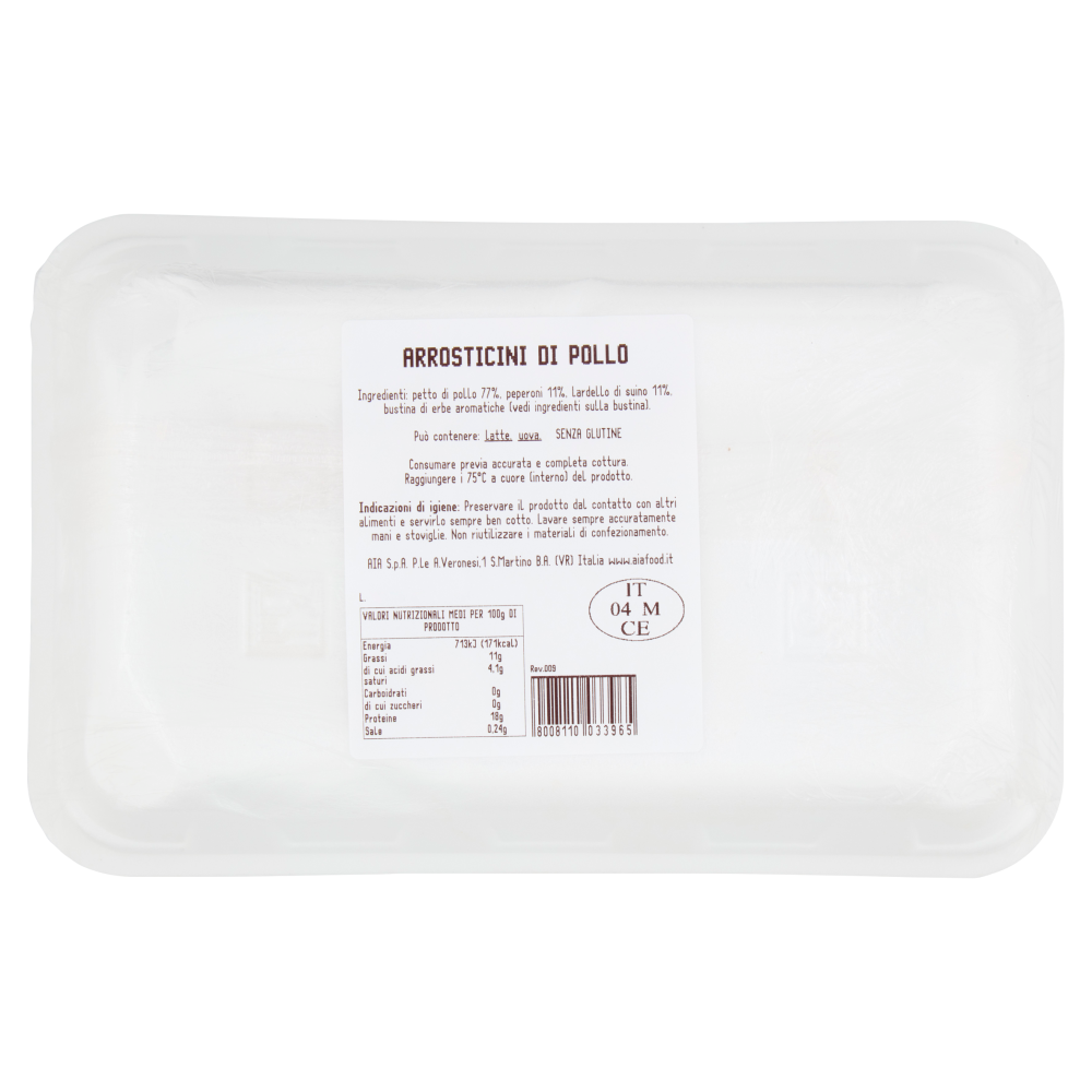 Aia Arrosticini di Petto di Pollo 0,300 kg