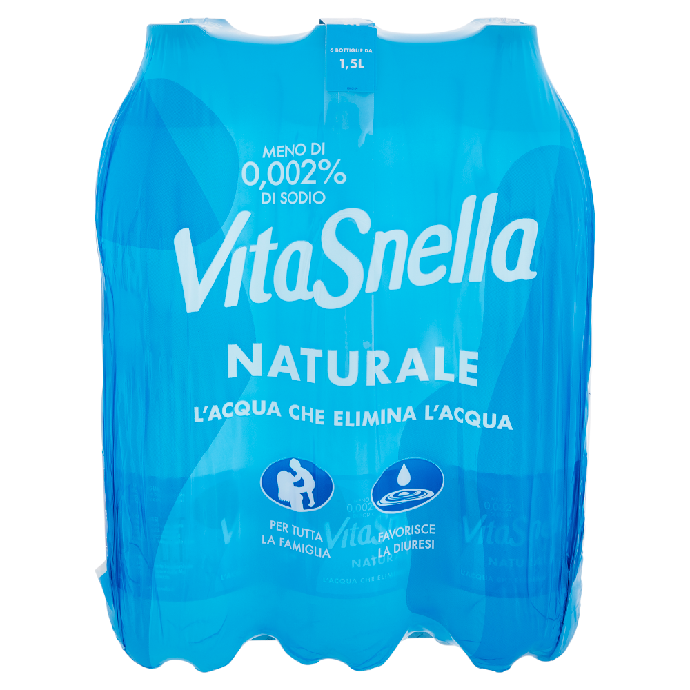 Vitasnella Naturale 6 x 1,5 L