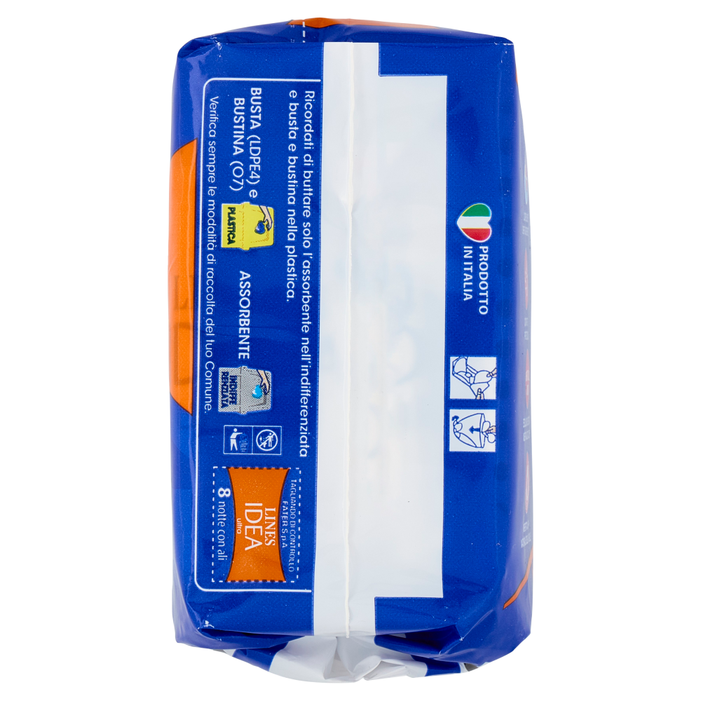 Lines Idea ultra notte con ali 8 pz