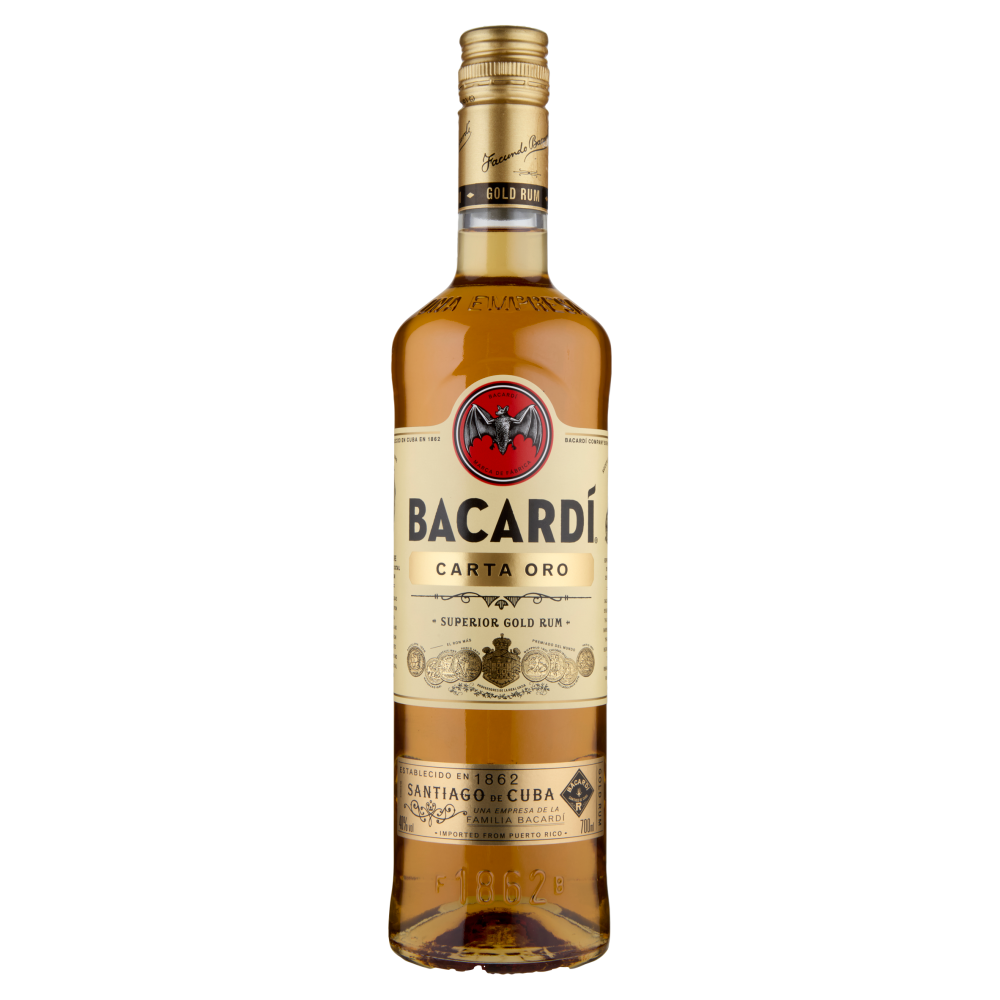 Bacardi Carta Oro Superior Gold Rum 700 ml