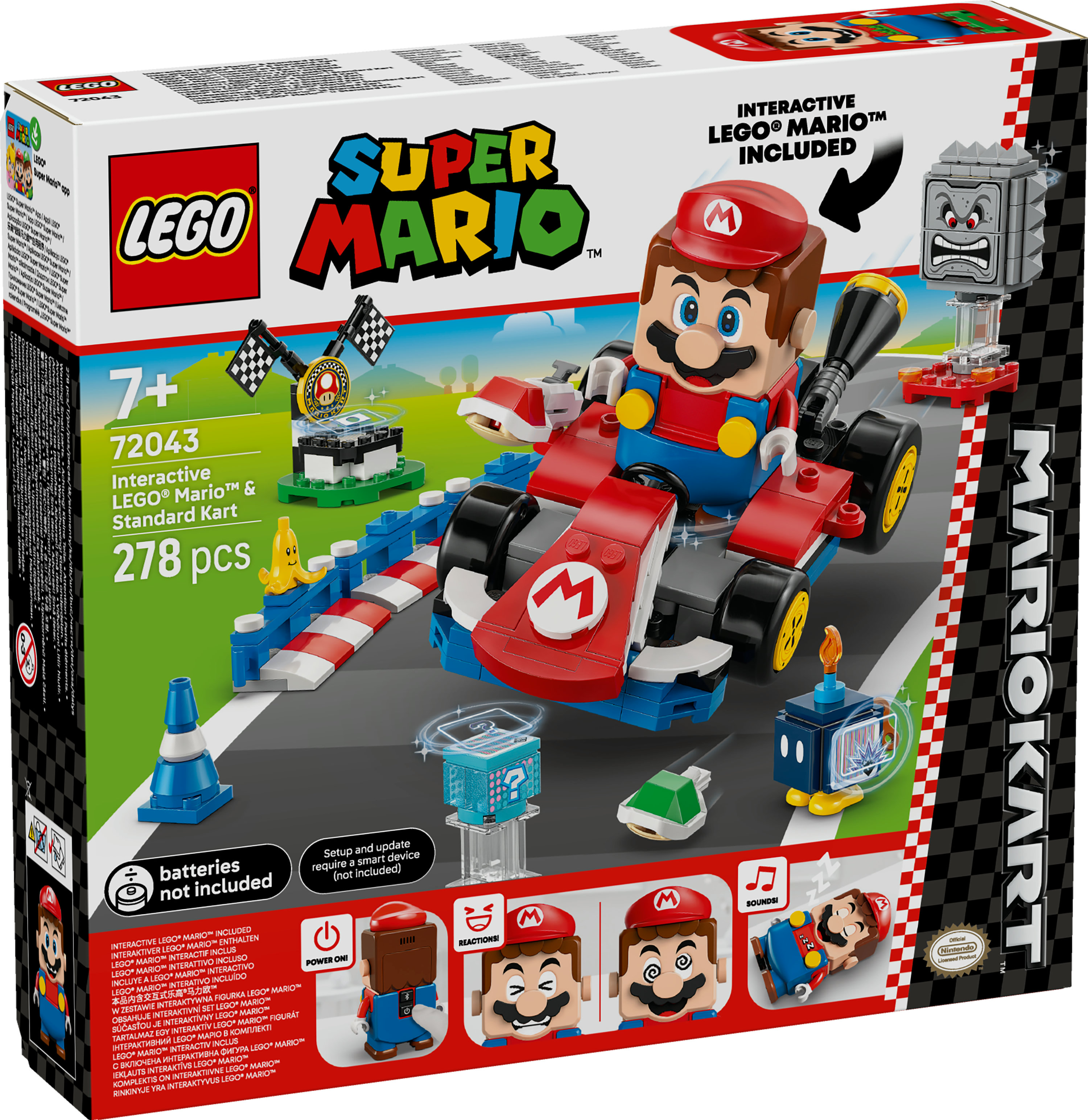 LEGO Super Mario Mario Kart&trade; &ndash; &reg; Mario&trade; interattivo e Kart standard