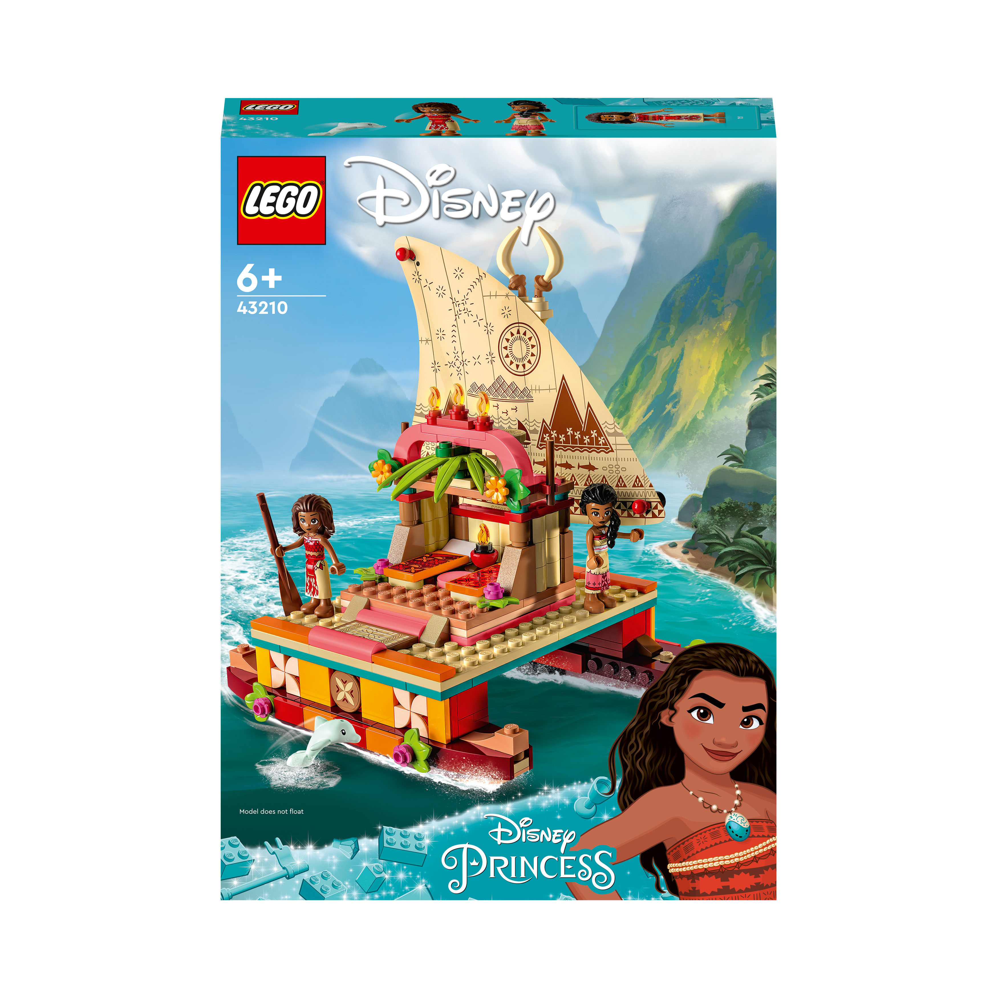 LEGO Disney Princess La barca a vela di Vaiana