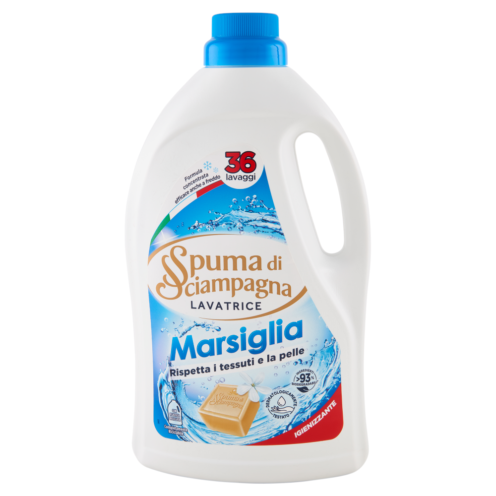Spuma di Sciampagna Lavatrice Marsiglia 1620 ml