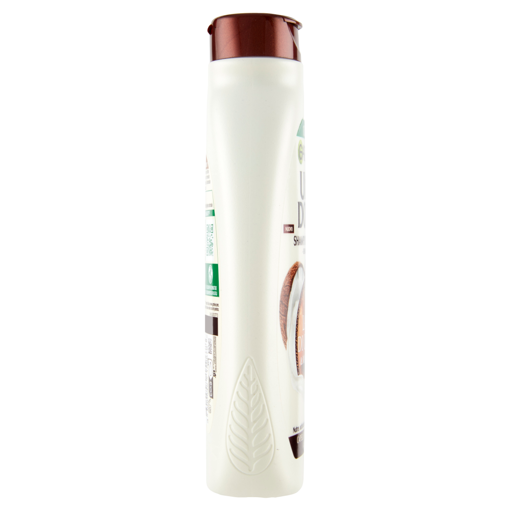 Garnier Shampoo Ultra Dolce Latte di Cocco e Macadamia, Capelli Morbidi e Setosi, 250 ml