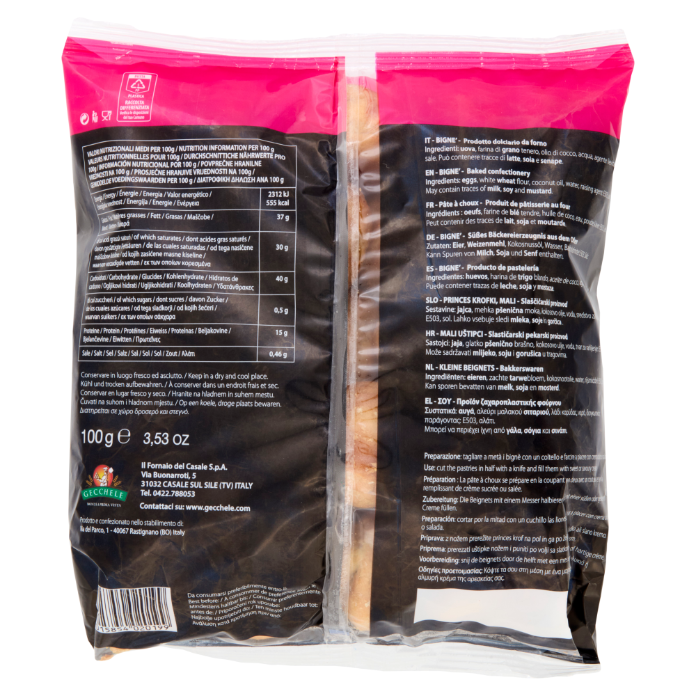 Gecchele Bignè Piccoli 100 g