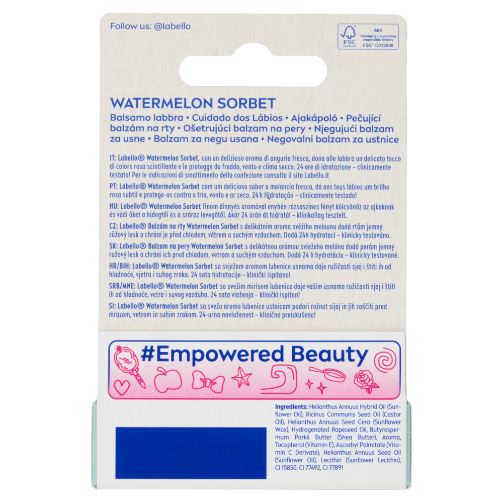 Labello Watermelon Sorbet Disney Princess 4,8 g