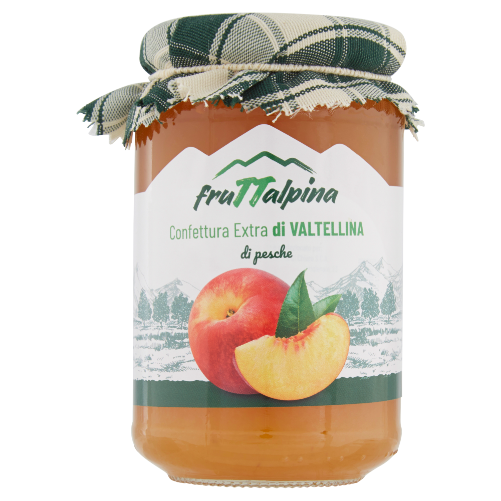 fruTTalpina Confettura Extra di Valtellina di pesche 400 g