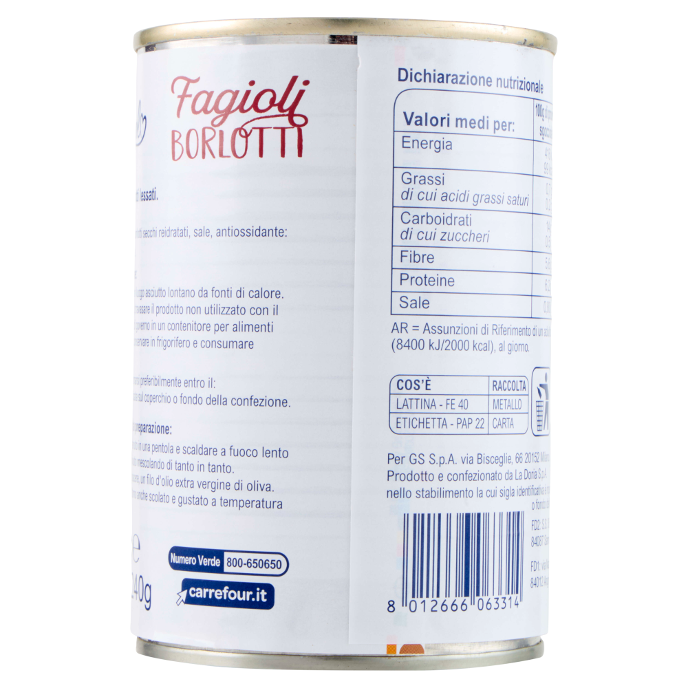 Simpl Fagioli Borlotti 400 g