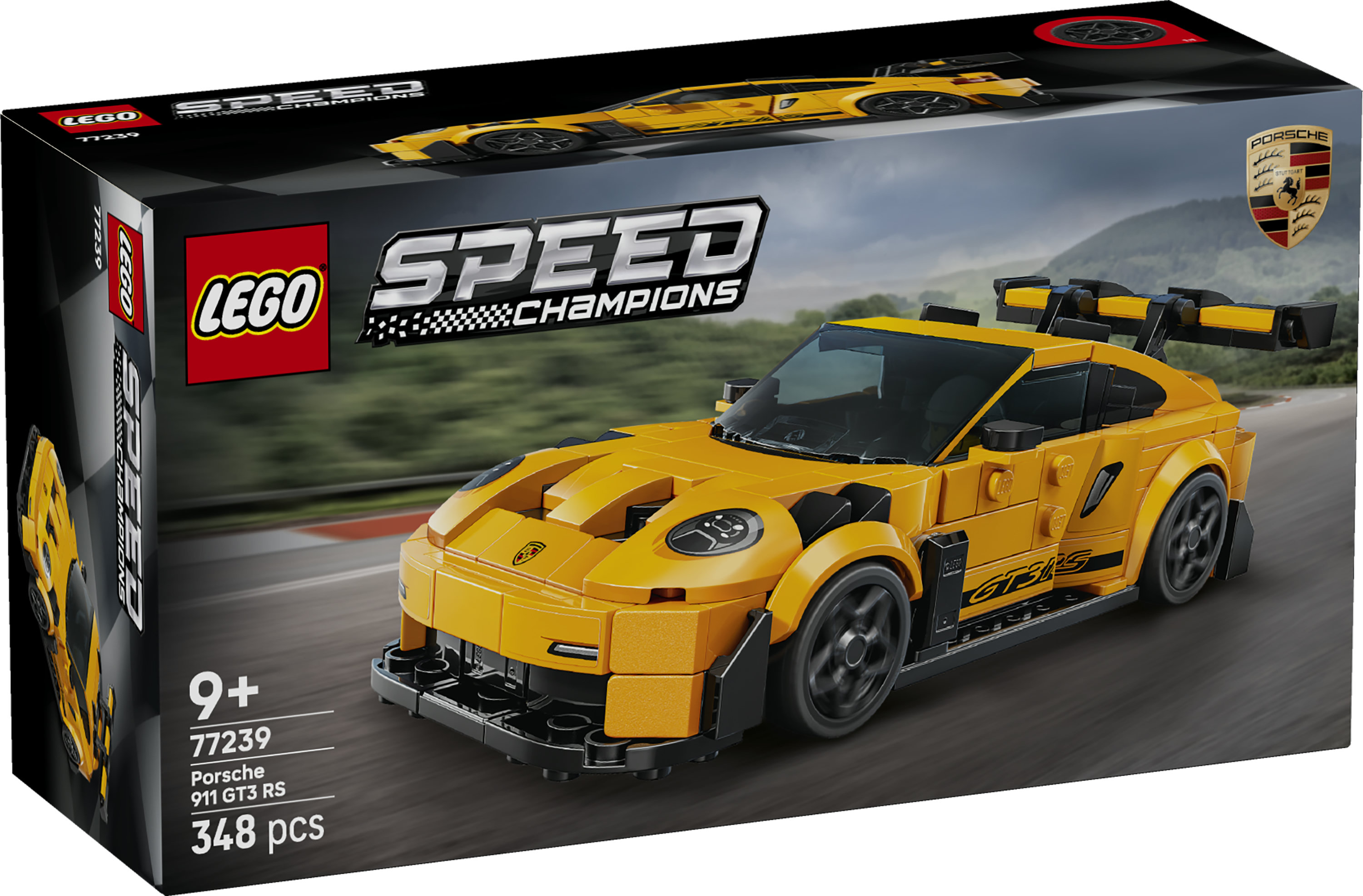 LEGO Speed Champions 77239 Super Car Porsche 911 GT3 RS, Modellino di Auto con Minifigure, Macchina Giocattolo, Idea Regalo9+