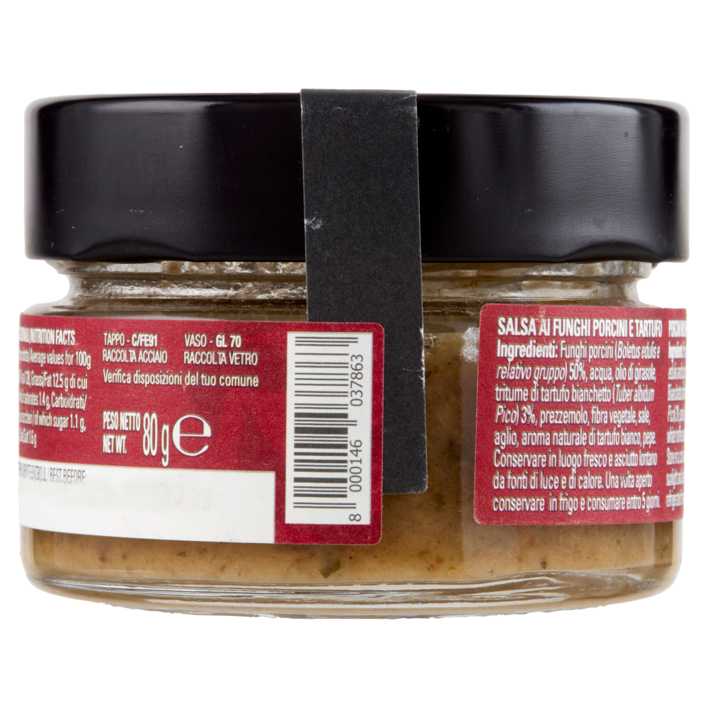 Urbani Tartufi Filosofia Naturale Porcini e Tartufo 80 g