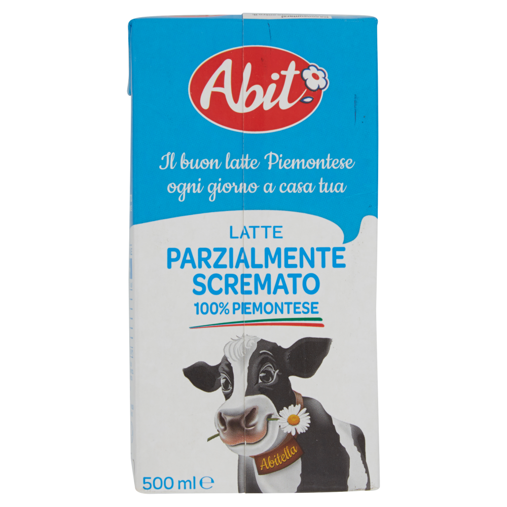 Abit Latte Parzialmente Scremato 100% Piemontese 500 ml