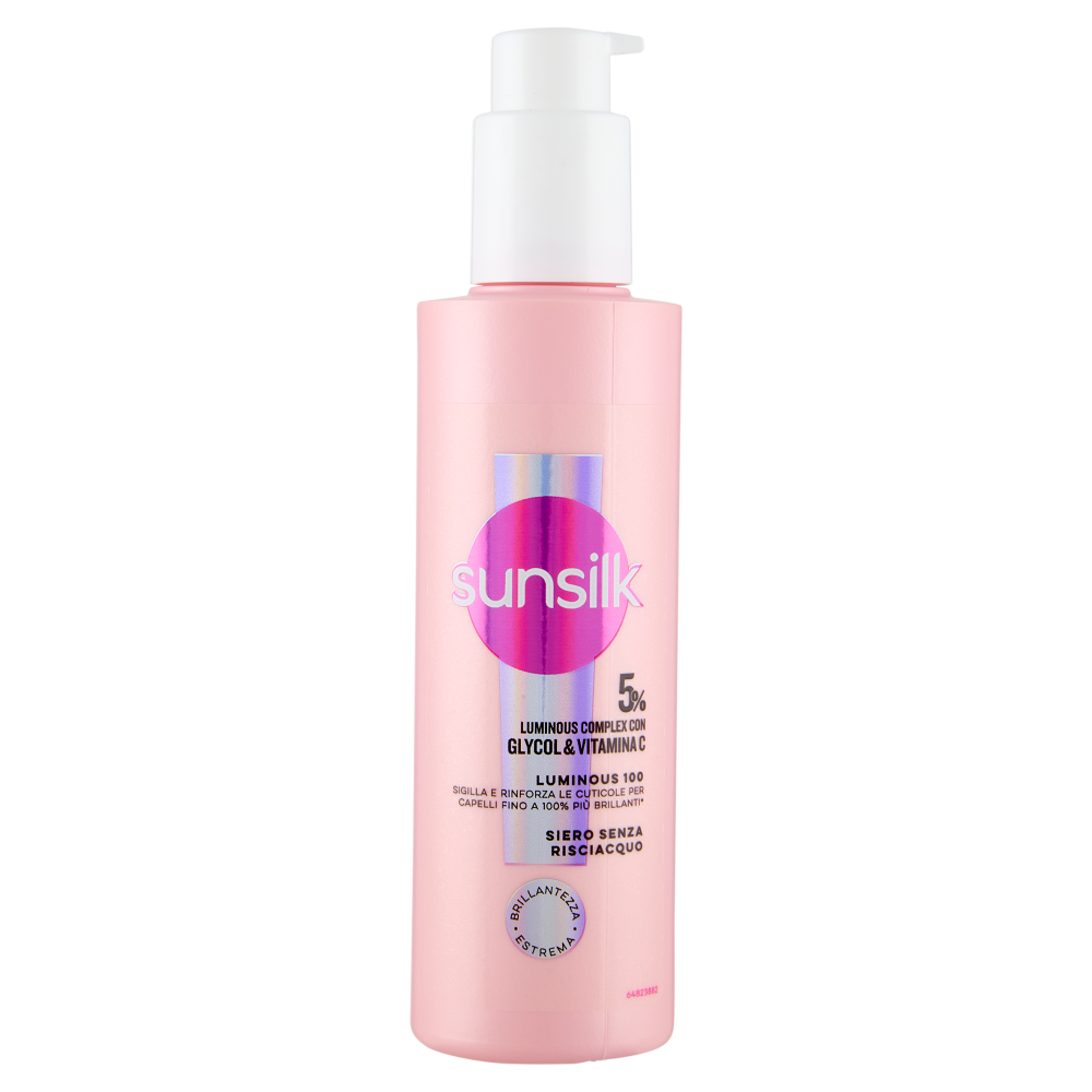 sunsilk Luminous 100 Siero Senza Risciacquo 200 ml