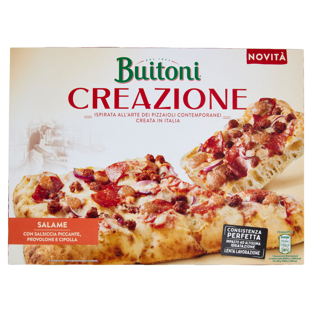 Buitoni Creazione Salame Pizza surgelata 430 g