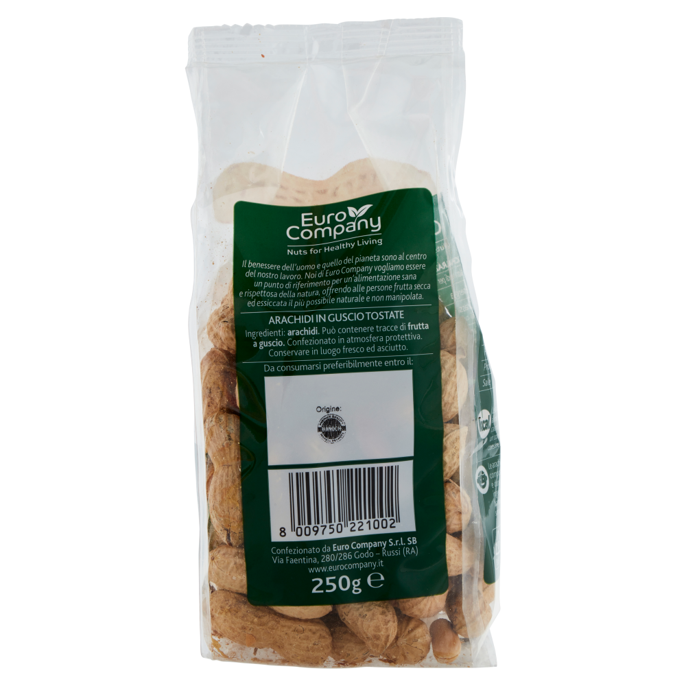 Euro Company Arachidi Hanoch Tostate 250 g