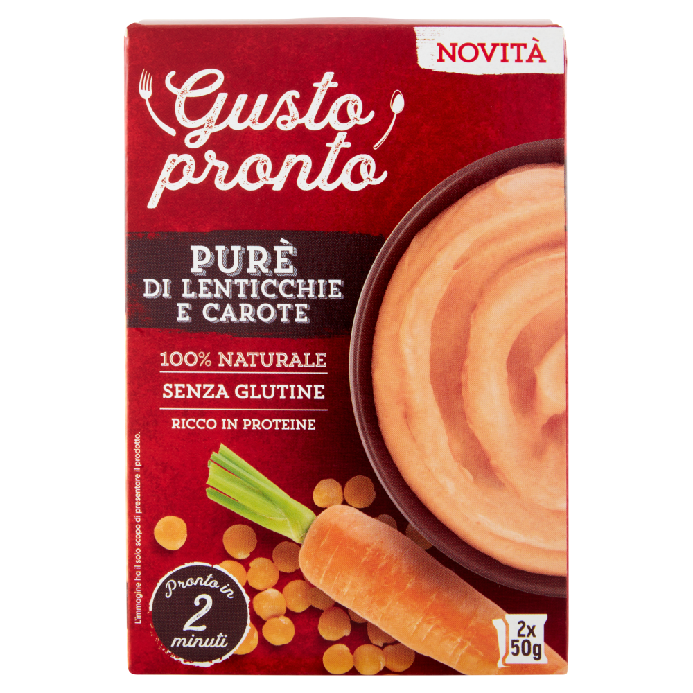 ▷ Pasta di lenticchie con crema di carote ricetta
