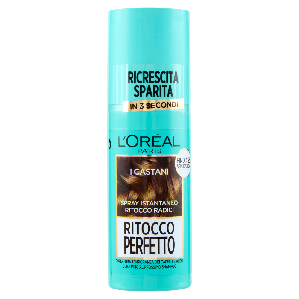 L'Oréal Paris Ritocco Perfetto Spray Istantaneo Ritocco Radici, i Castani, 75 ml