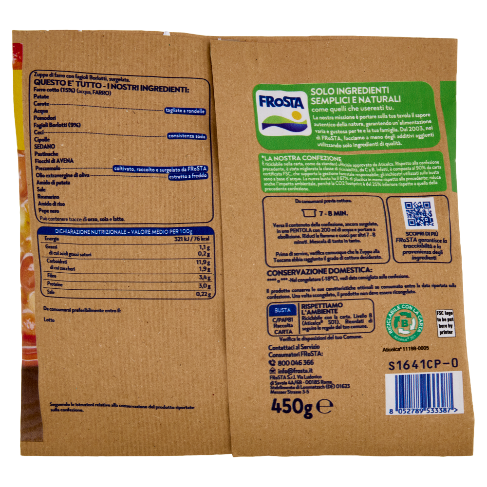 FRoSTA Zuppa alla Toscana 450 g