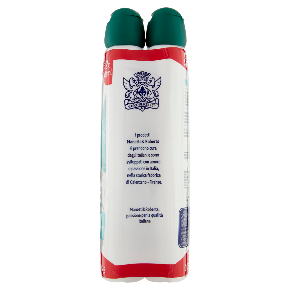 Borotalco Muschio Bianco Rinfrescante Bagnodoccia 2 x 450 ml