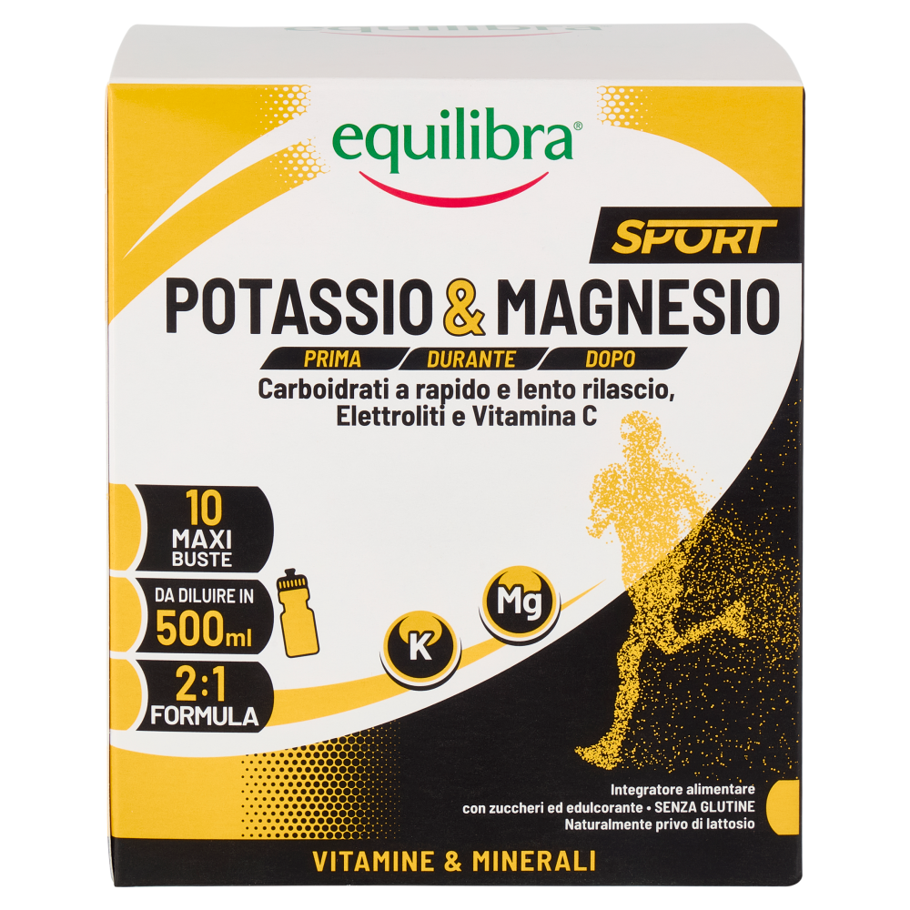 equilibra Sport Potassio & Magnesio Maxi Buste 10 x 20 g