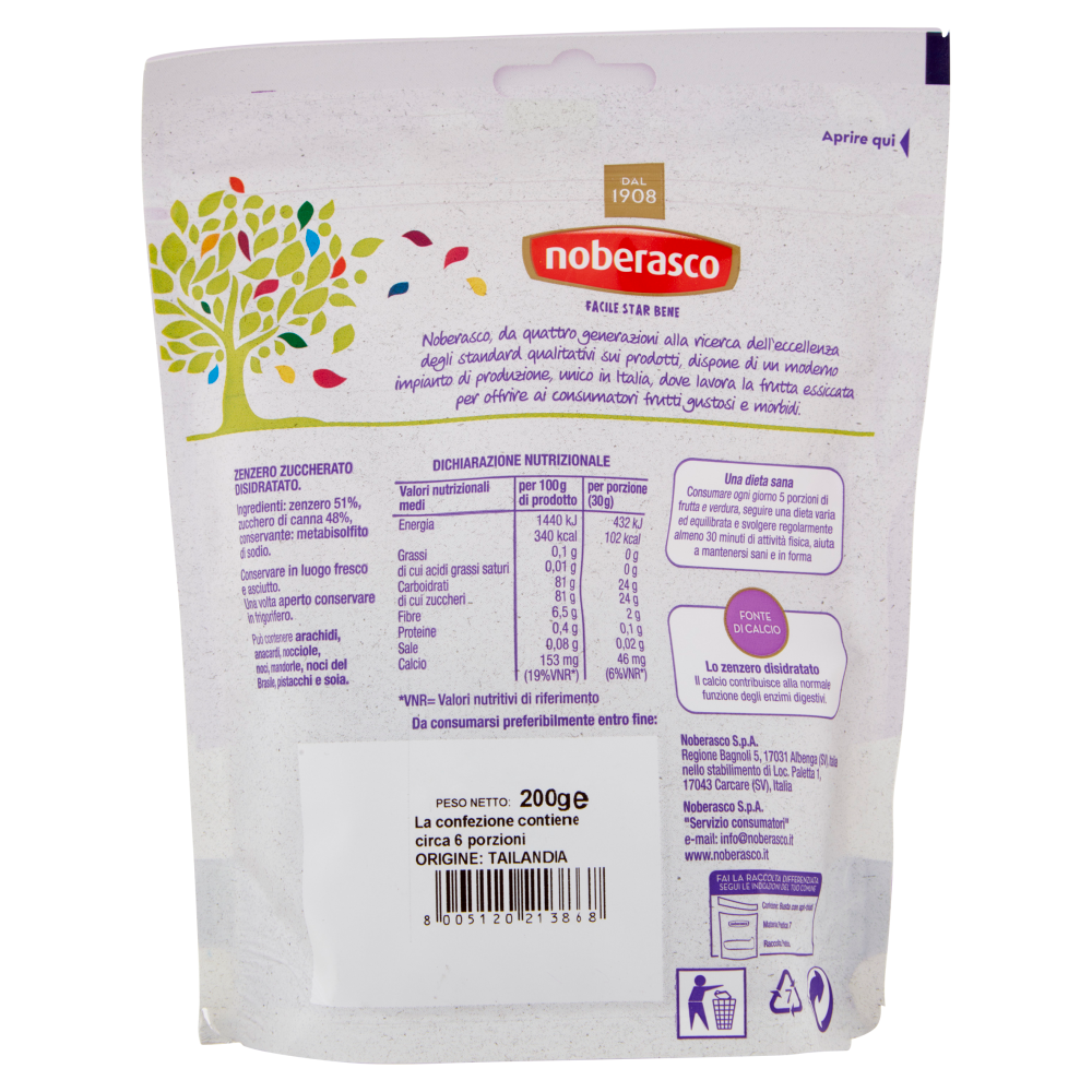 noberasco Viva lo Zenzero 200 g