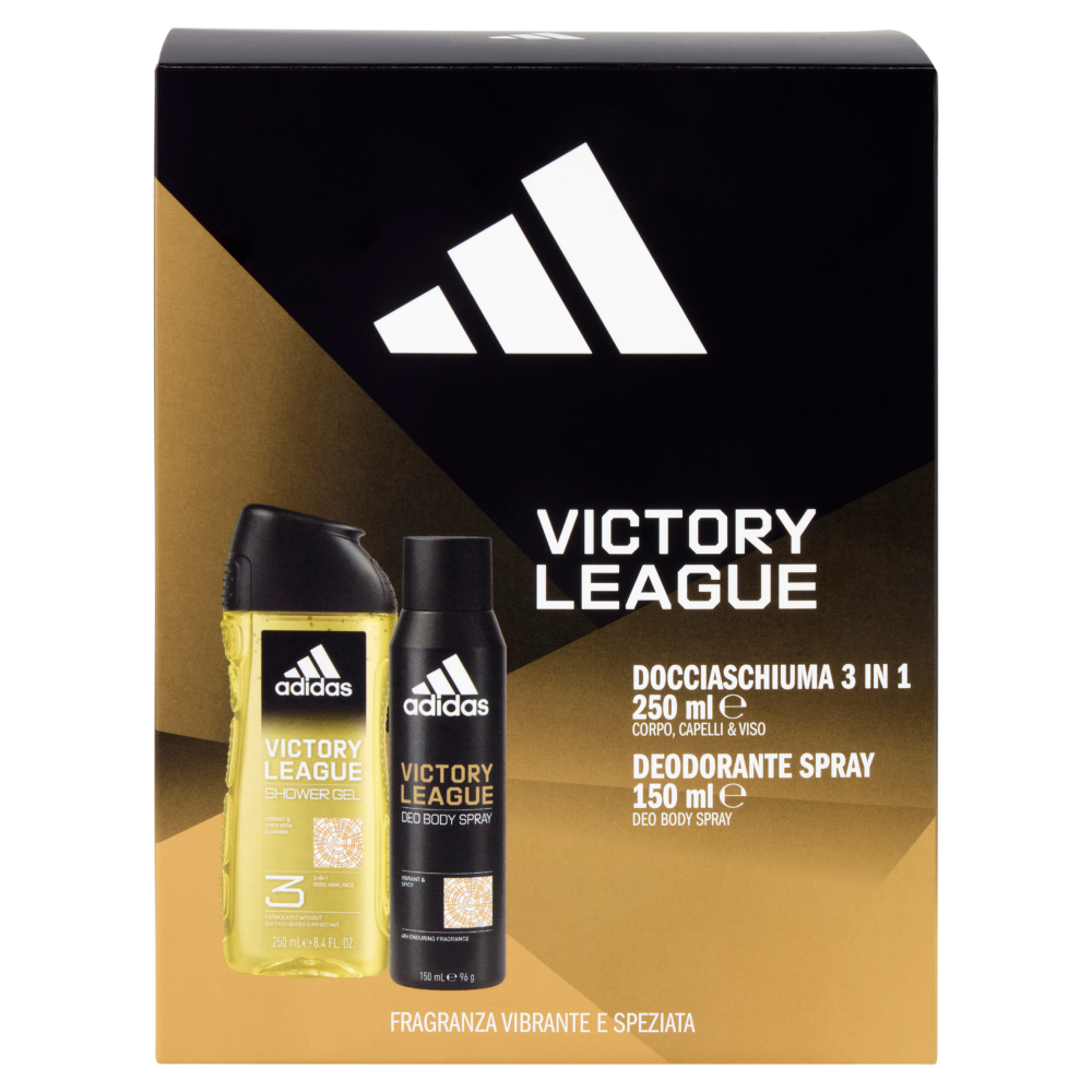 adidas Xmas25 Maschile Deodorante 150 ml + Shower Gel 250 ml Victory League