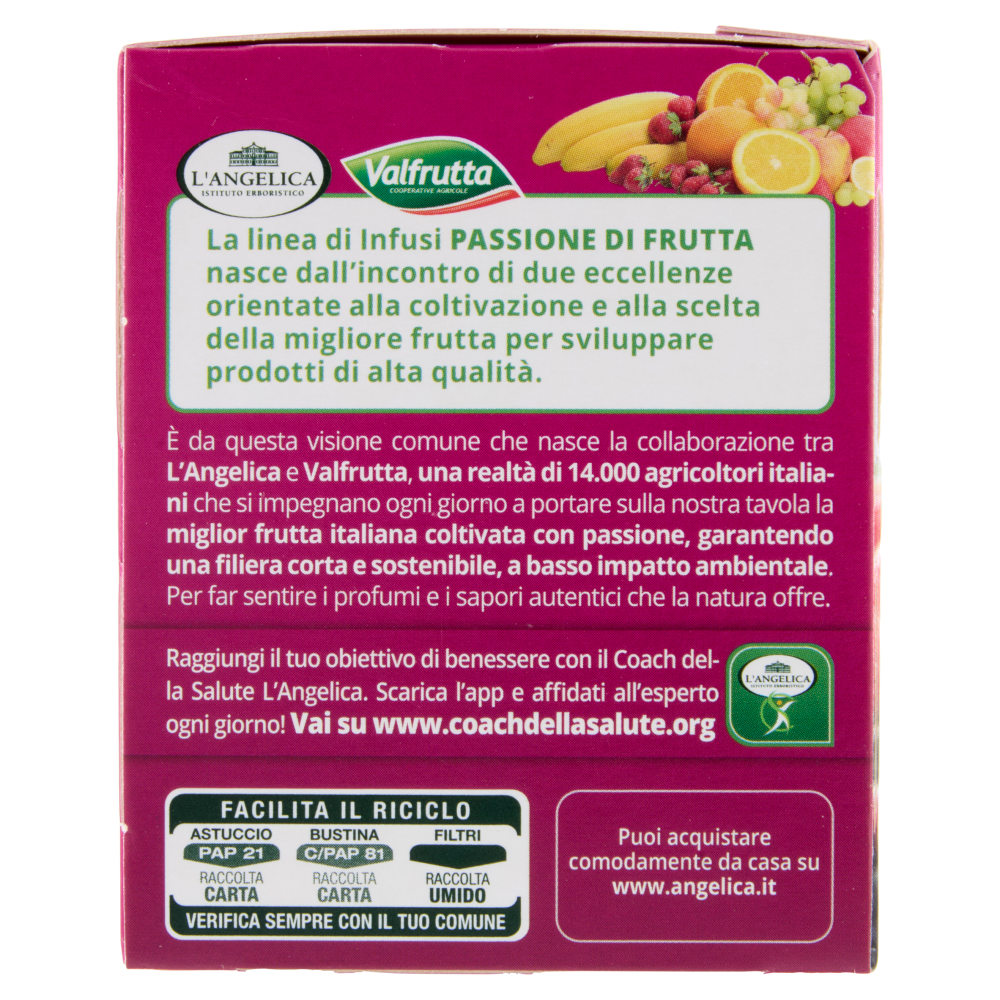 L'Angelica Passione di Frutta Frutti di Bosco 15 Filtri 28,5 g