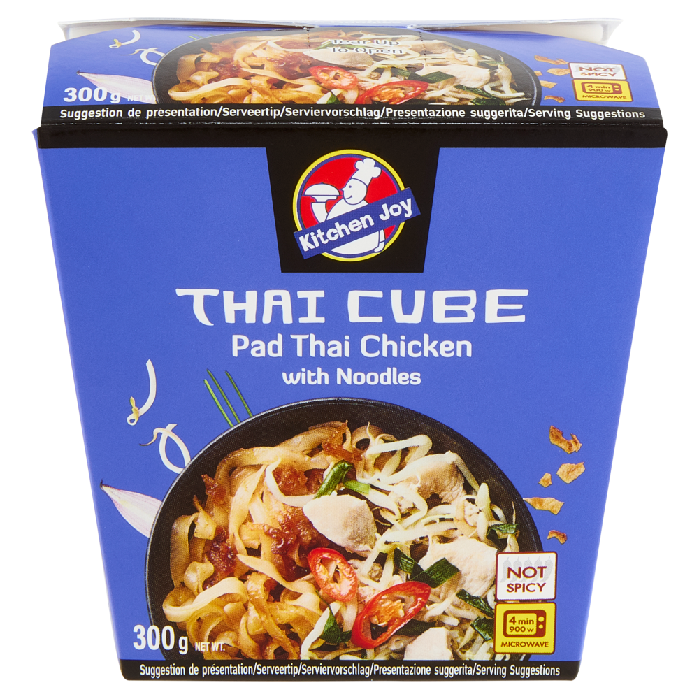 Kitchen Joy Thai Cube Pad Thai Chicken with Noodles 300 g