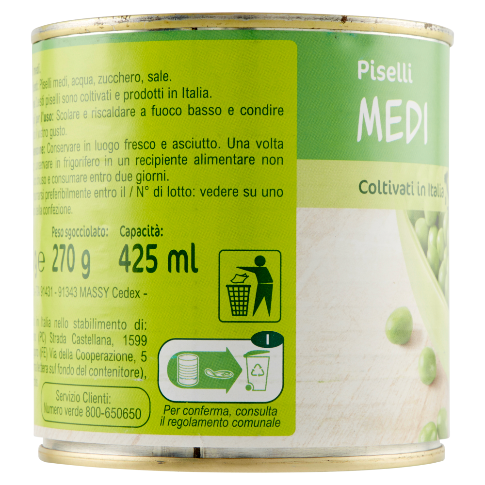 Carrefour Piselli Medi 410 g