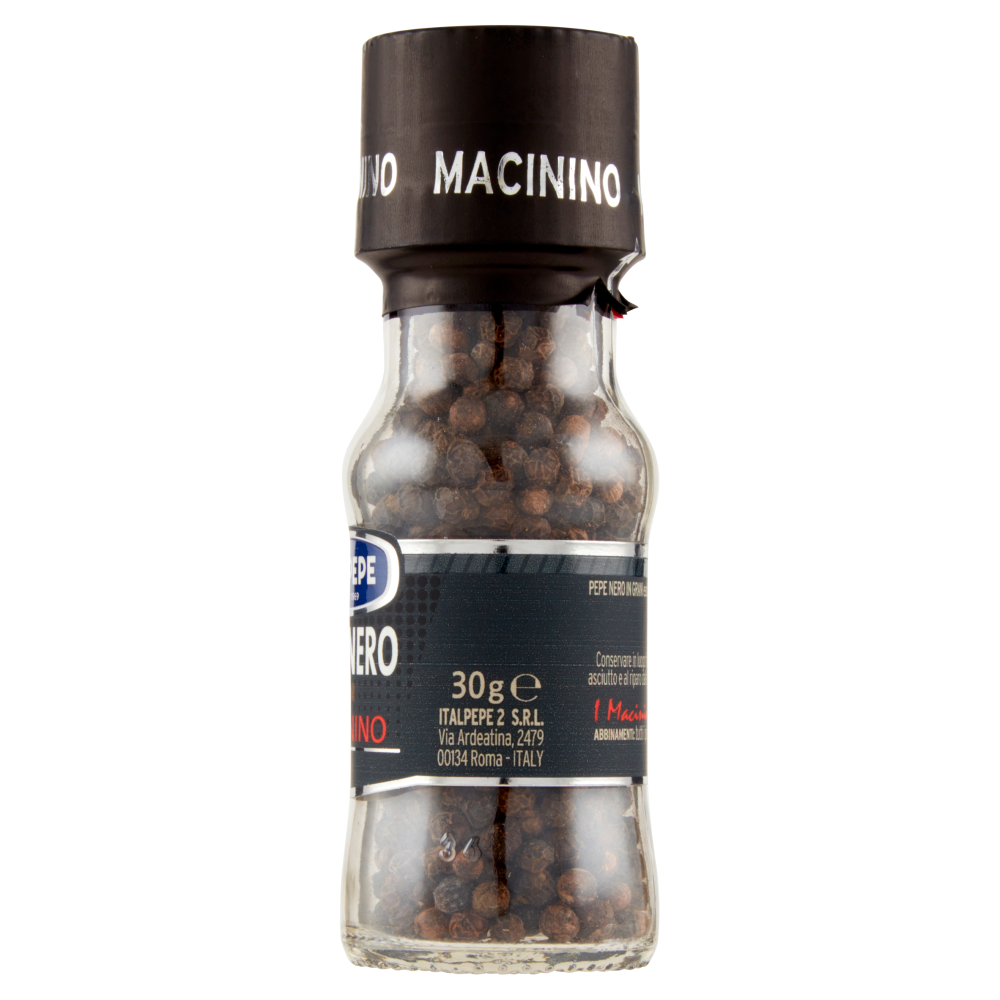 Italpepe Pepe Nero Grani Macinino 30 g