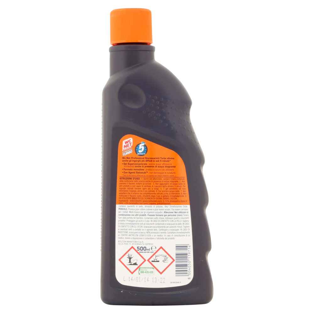 Wc Net Professional Sturascarichi turbo 500 ml