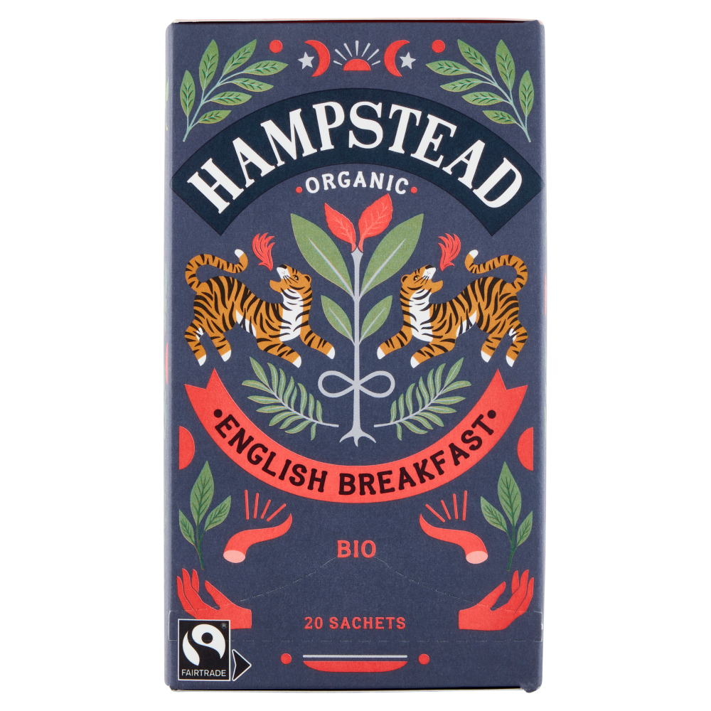 Hampstead Organic English Breakfast Bio 20 Sachets 45 g