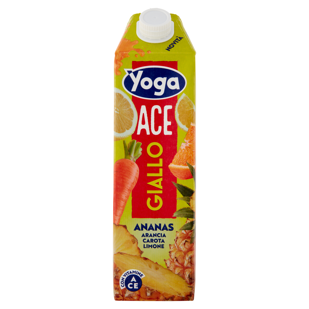 Yoga ACE Giallo Ananas Arancia Carota Limone con Vitamine 1000 ml