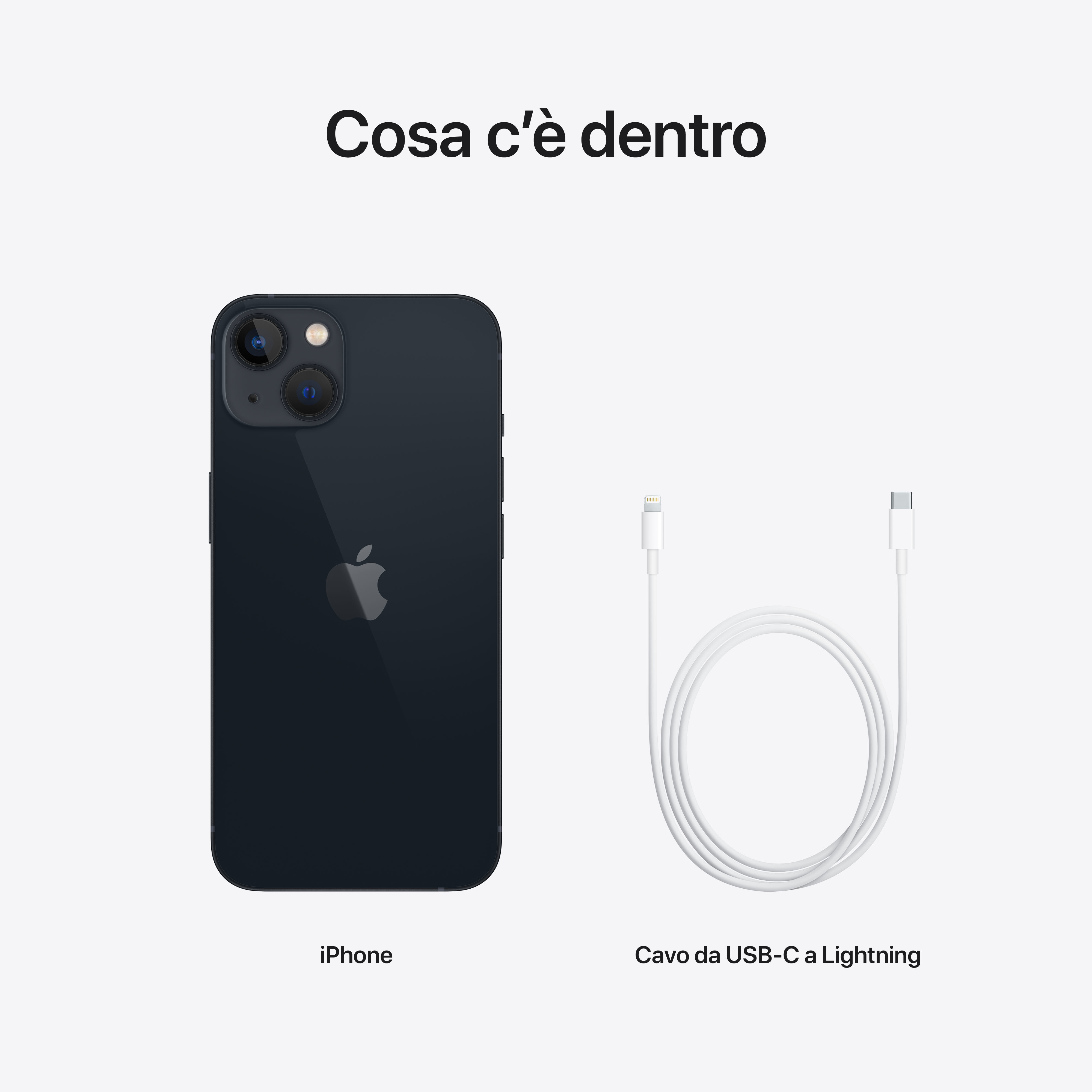Apple iPhone 13 15,5 cm (6.1") Doppia SIM iOS 17 5G 128 GB Nero