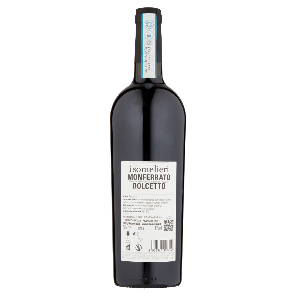 i somelieri Monferrato DOC Dolcetto Prima Donna 750 ml