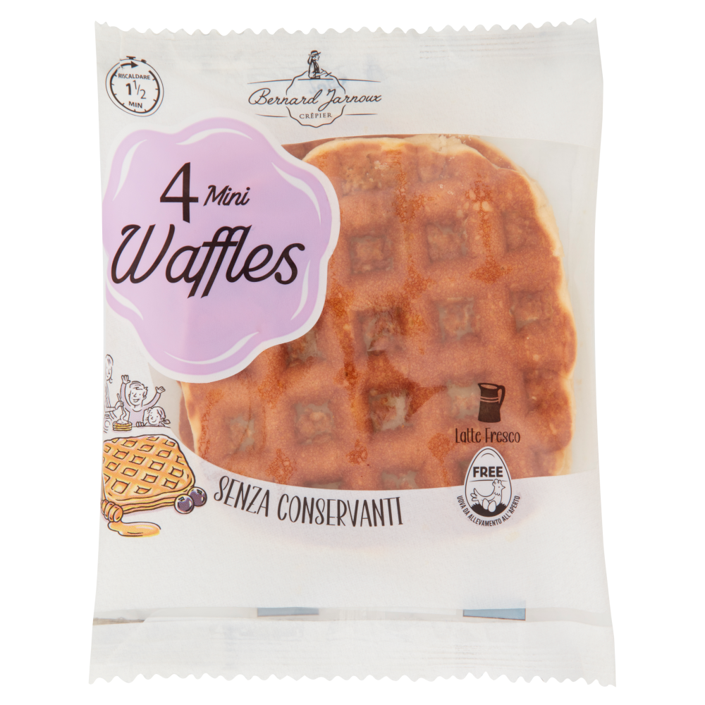 Bernard Jarnoux Crêpier 4 Mini Waffles 4 x 30 g