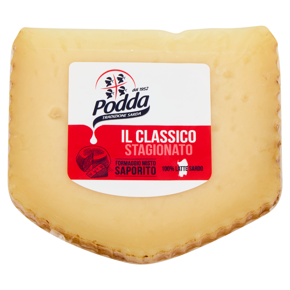 Podda il Classico Stagionato Formaggio Misto Saporito 0.200 kg