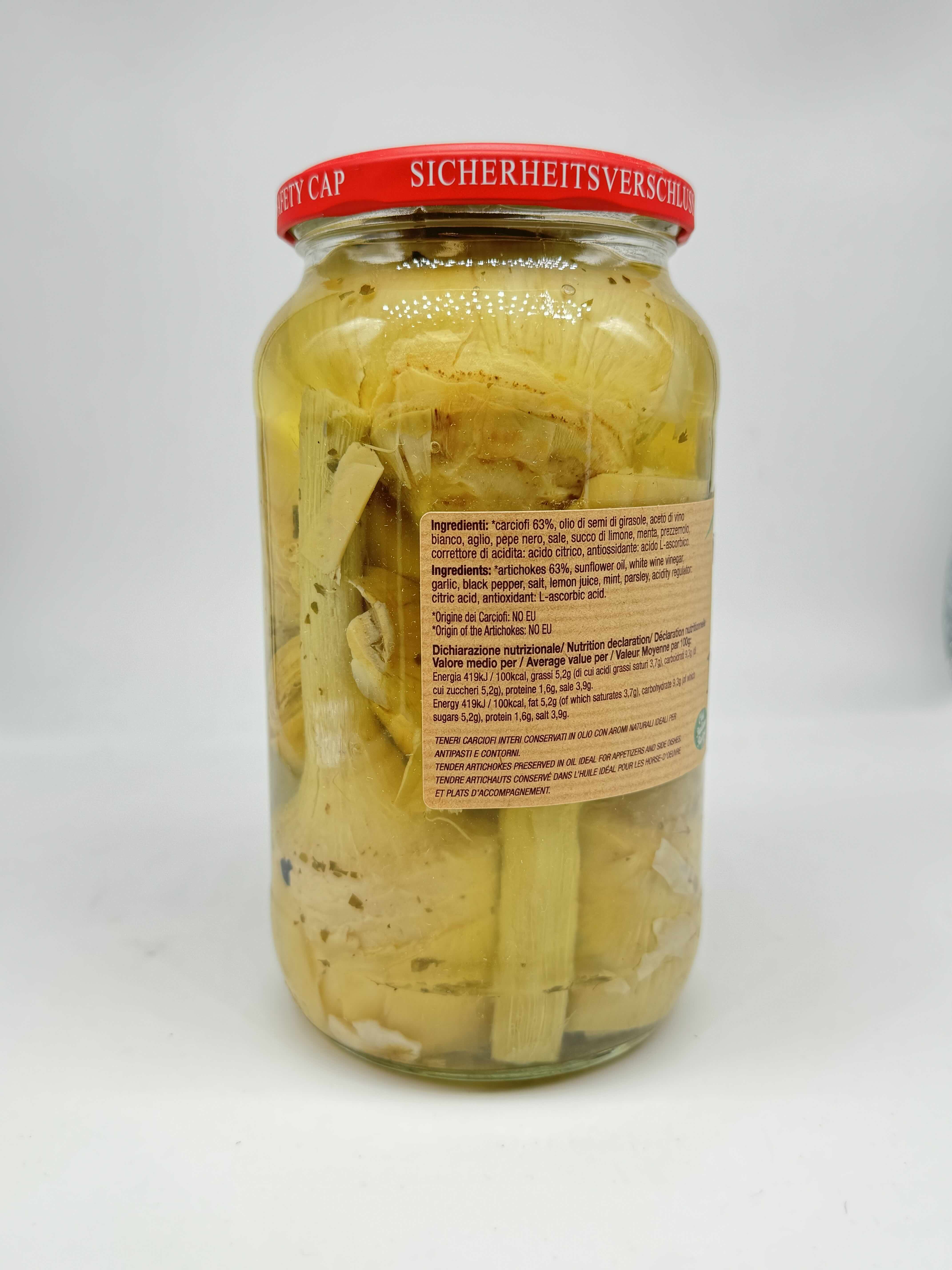 CARCIOFI INTERI CON GAMBO